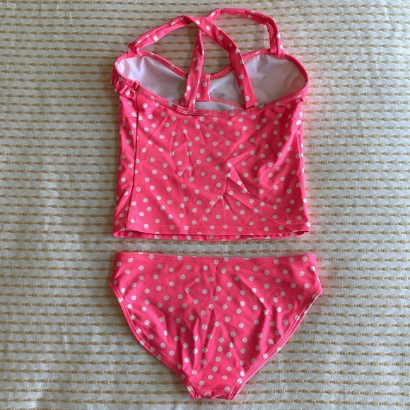 𝅺XHILARATION girls tankini size MED 7/8 - Picture 2 of 5